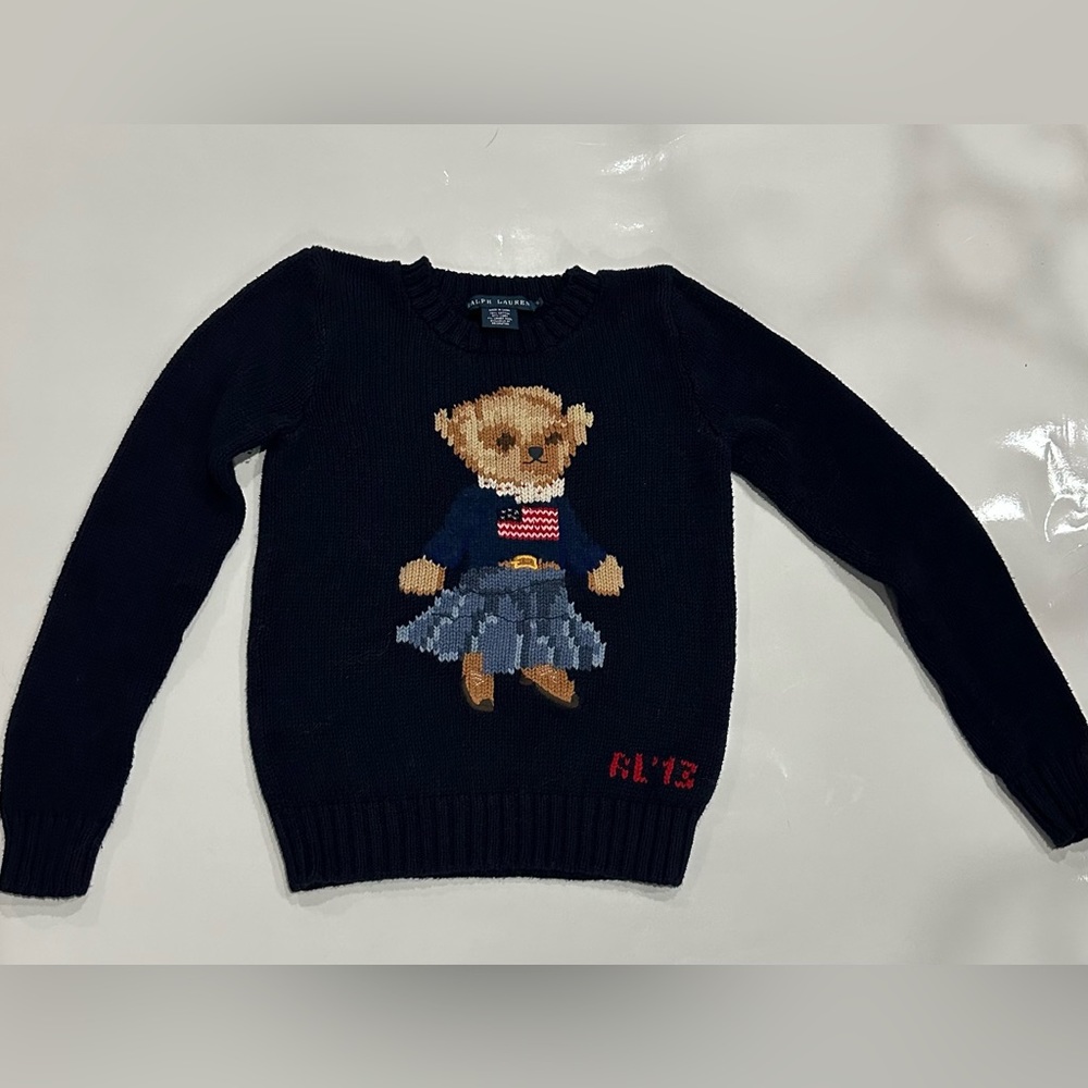 SUPER RARE women’s Female Teddy Bear Sweater by Ralph Lauren!